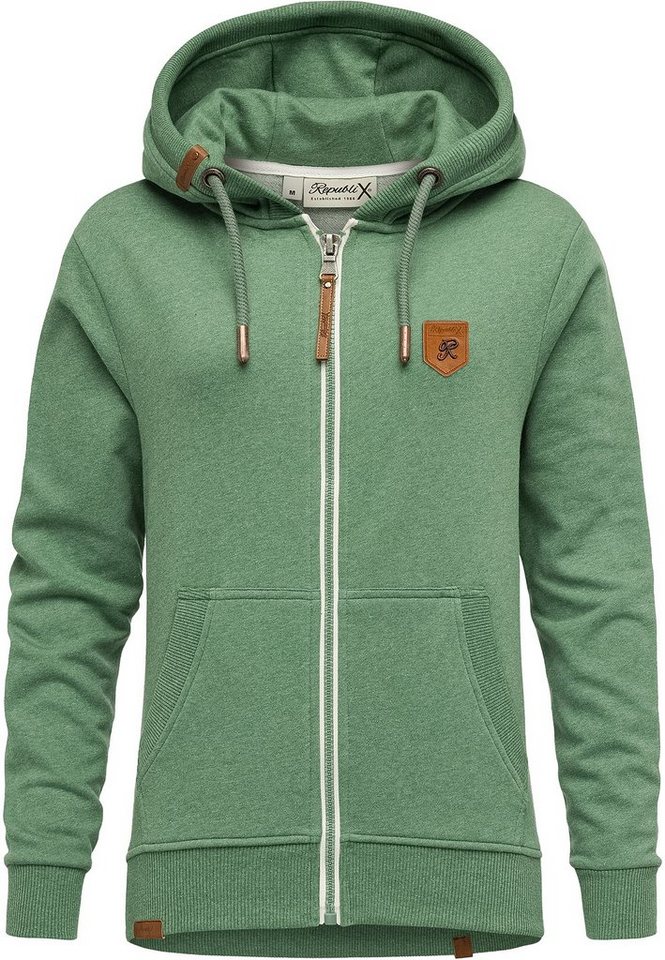 REPUBLIX Kapuzenpullover VIVAN Damen Hoodie Sweatshirt Pullover Zipper Jacke REPUBLIX Kapuzenpullover VIVAN Damen Hoodie Sweatshirt Pullover Zipper Jacke von REPUBLIX