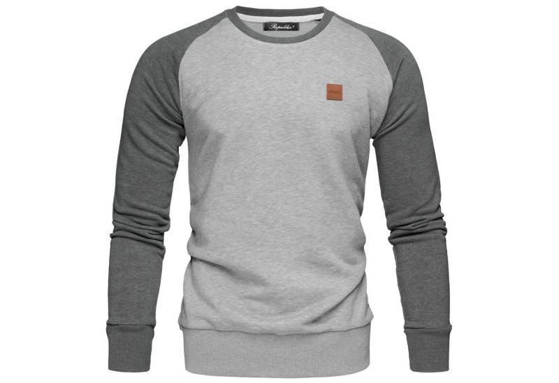 REPUBLIX Sweatshirt ADAM Herren Pullover mit Rundhalsausschnitt & Raglan-Ärmeln von REPUBLIX