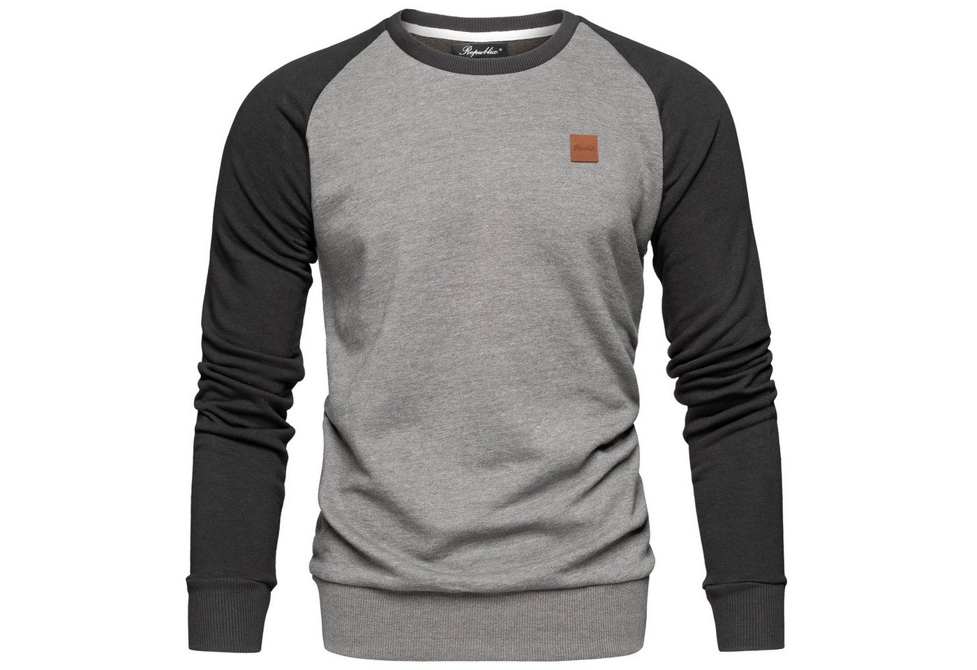 REPUBLIX Sweatshirt ADAM Herren Pullover mit Rundhalsausschnitt & Raglan-Ärmeln von REPUBLIX