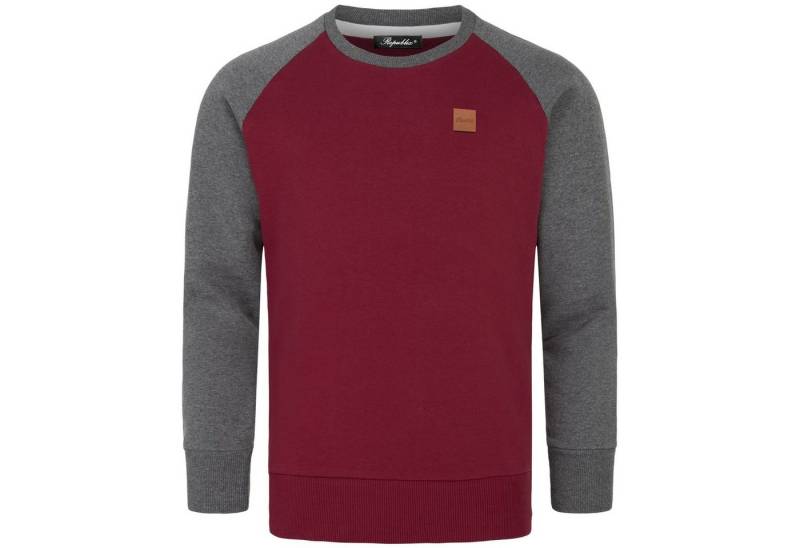 REPUBLIX Sweatshirt ADAM Herren Pullover mit Rundhalsausschnitt & Raglan-Ärmeln von REPUBLIX