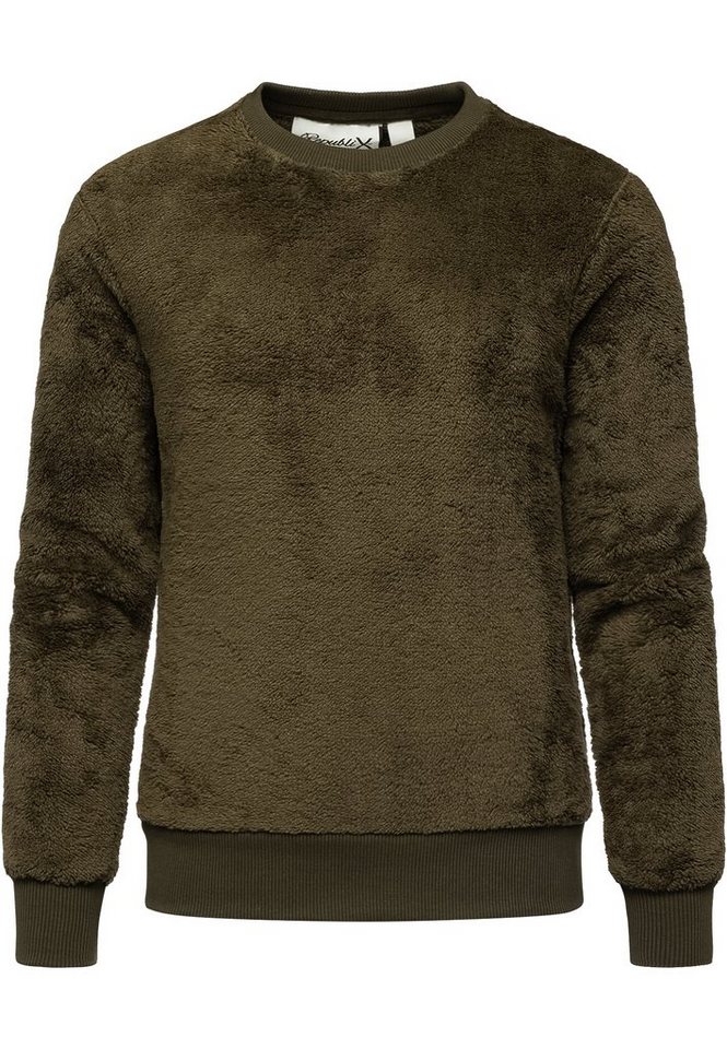 REPUBLIX Sweatshirt LUNA Damen Teddy Pulli Sweatjacke Plüsch Hoodie Pullover von REPUBLIX