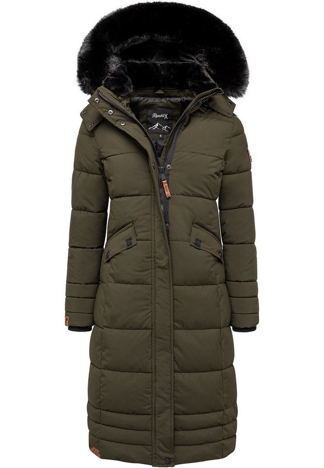 REPUBLIX Winterjacke ELIANNA Damen Gefütterte Dicke Winter Jacke Mantel Parka mit Kapuze von REPUBLIX
