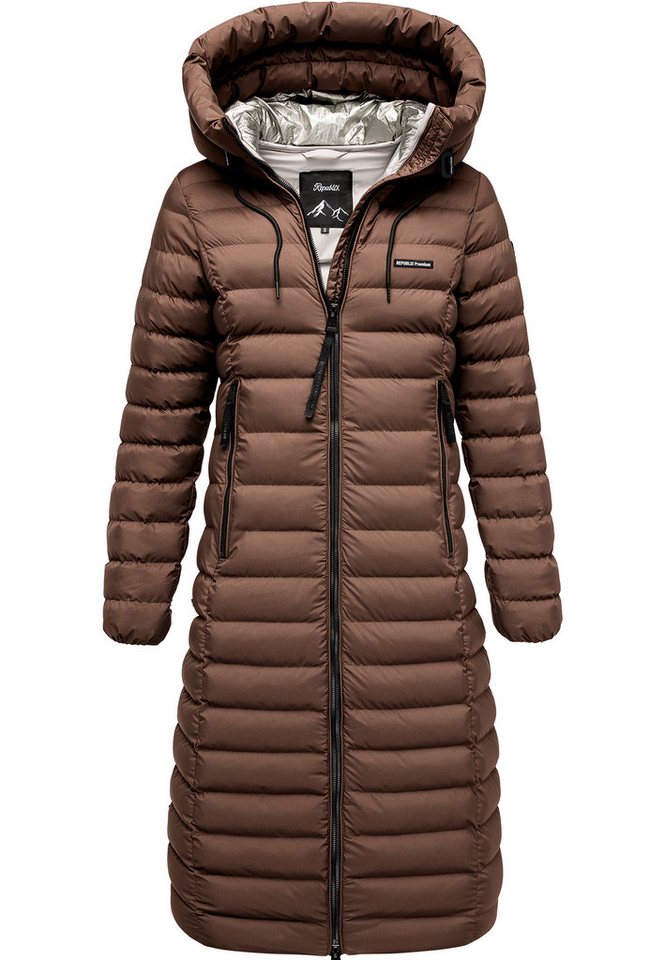 REPUBLIX Winterjacke ELORA Damen Gefütterte Winter Jacke Mantel Parka mit großer Kapuze von REPUBLIX