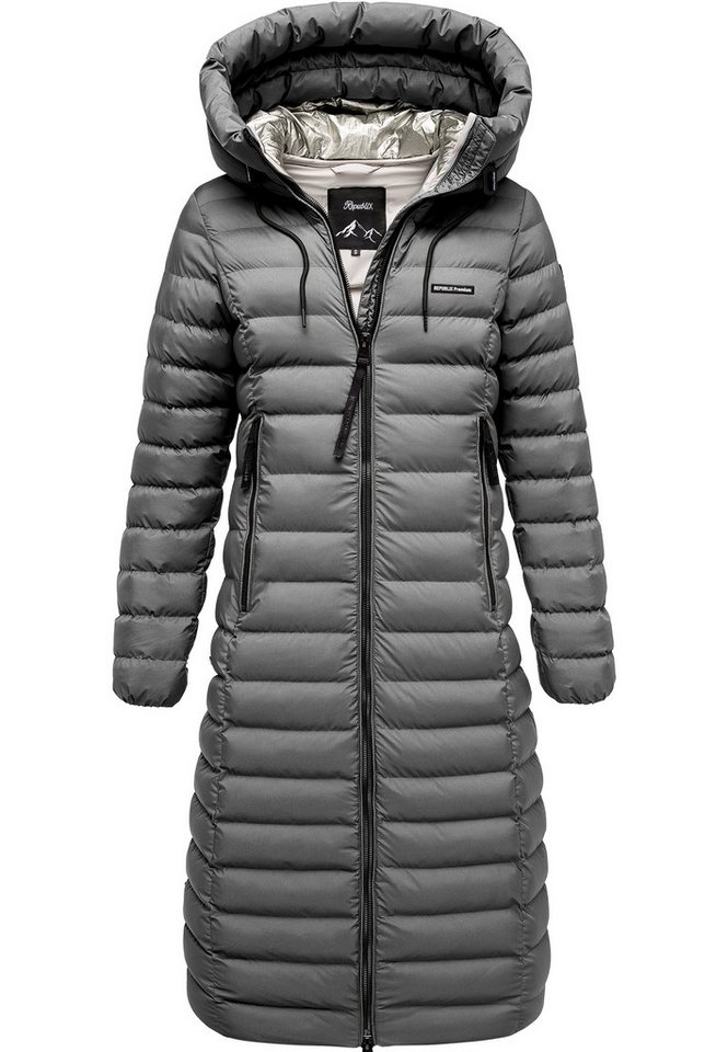 REPUBLIX Winterjacke ELORA Damen Gefütterte Winter Jacke Mantel Parka mit großer Kapuze von REPUBLIX