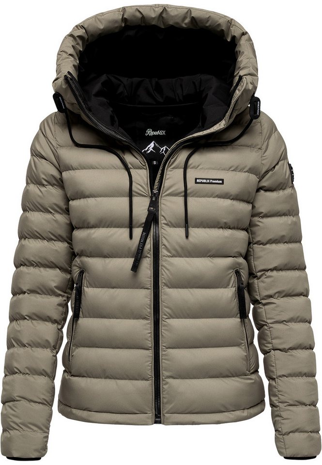 REPUBLIX Winterjacke MYA Damen Gefütterte Dicke Winter Jacke mit hoher Kapuze von REPUBLIX
