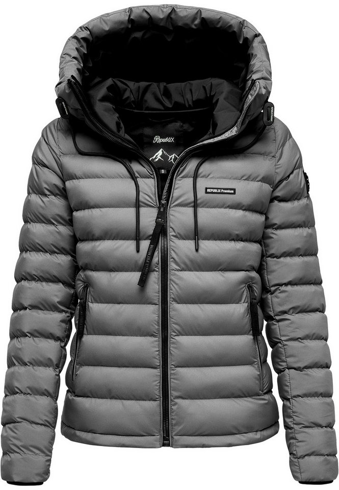 REPUBLIX Winterjacke MYA Damen Gefütterte Dicke Winter Jacke mit hoher Kapuze von REPUBLIX