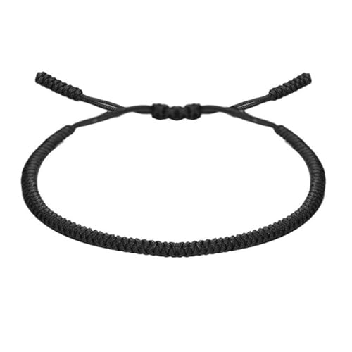 REQAG Glücksarmband + Anhänger/Halskette! Für Teen Männer Frauen - Geflochtene Freundschaftsarmbänder - Mit Liebe handgefertigt - Tibet Stil - Einstellbares Handgelenk Armband von REQAG