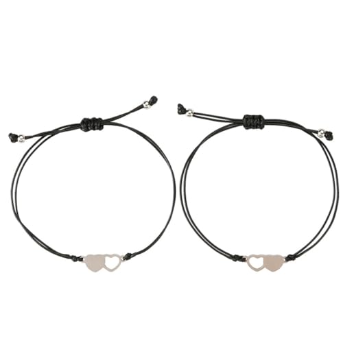 REQAG Mutter Tochter Armband Set für 2 Passende Herz Armbänder Geburtstagsgeschenk für Mama Geschenk zum Muttertag von REQAG