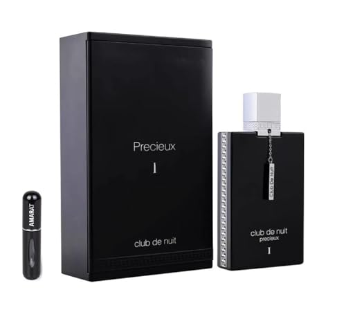 Club de Nuit Precieux I Extrait de Parfum, 55 ml, arabischer Duft, Unisex, langanhaltend, inkl. Zerstäuber, intensiver, fruchtiger arabischer Duft mit Ananas, Vanille und Leder (Precieux I) von RESAES Resistant and aesthetic