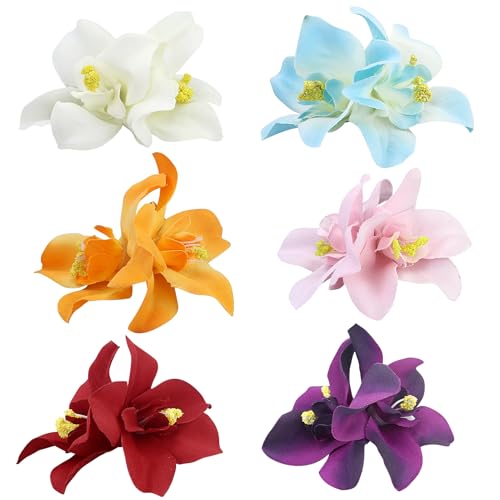 12 Stück böhmische Blumen-Haarspangen, künstliche tropische Blumen-Clips für Urlaub am Meer, Hochzeit, Party, Braut-Haarschmuck, hawaiianische Strandblumen-Haarnadeln für Frauen und Mädchen 12 Stück böhmische Blumen-Haarspangen, künstliche tropische Blumen-Clips für Urlaub am Meer, Hochzeit, Party, Braut-Haarschmuck, hawaiianische Strandblumen-Haarnadeln für Frauen und Mädchen von RESTALLADNWEST