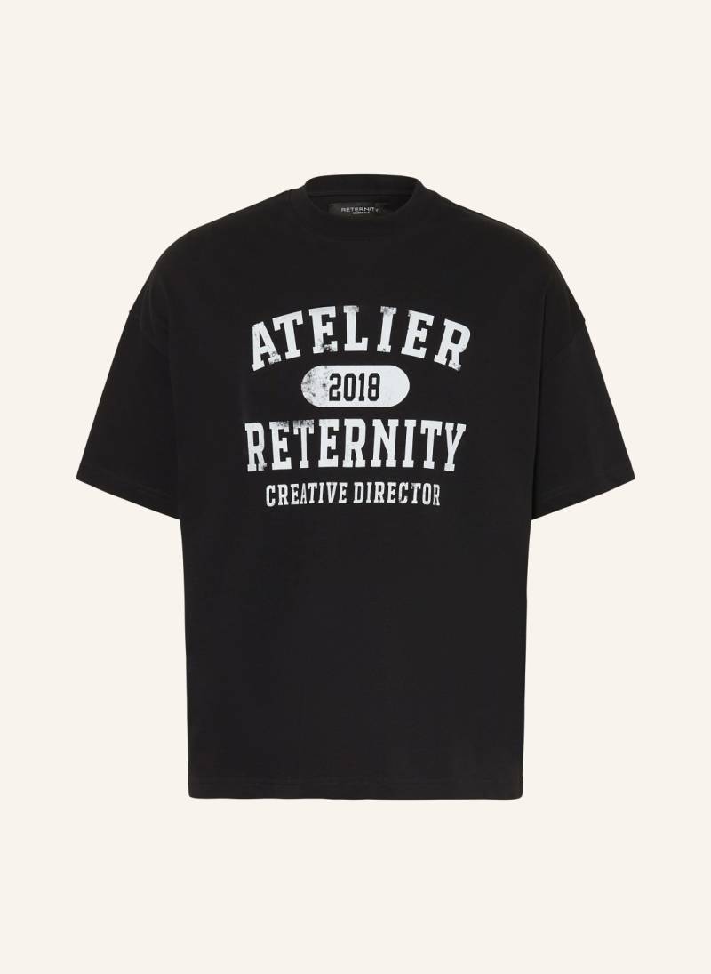 Reternity T-Shirt Atelier Emblem schwarz von RETERNITY