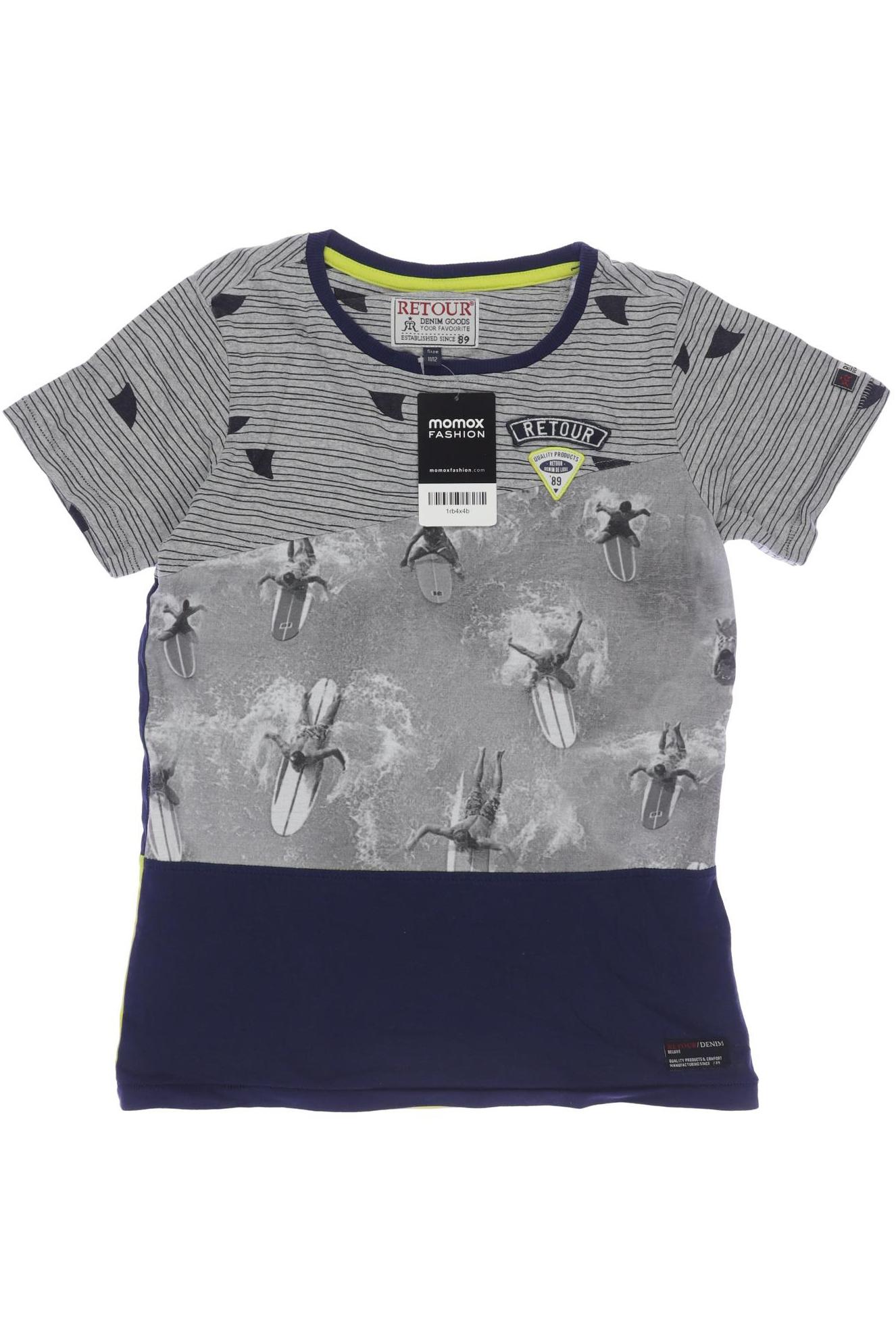 RETOUR Denim de luxe Jungen T-Shirt, grau von RETOUR Denim de luxe