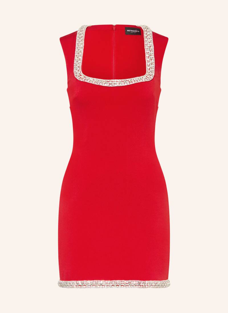 Retrofête Kleid Bexley Mit Schmucksteinen rot von RETROFÊTE