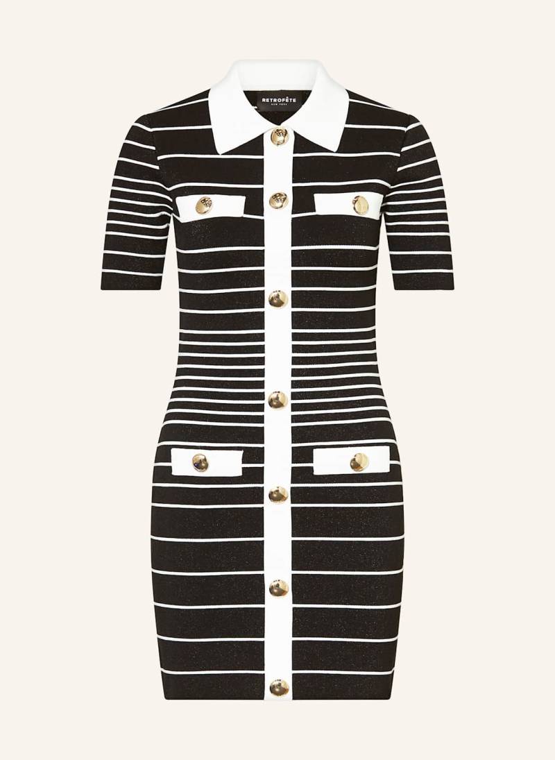 Retrofête Strickkleid Kiersten Mit Glitzergarn schwarz von RETROFÊTE