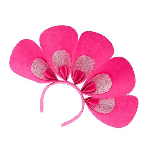 Auffällige Blütenblätter, Kopfbedeckung für Mädchen, Maskerade, Haar-Accessoires, Mardi Gras, Flapper, Stirnband, trendiges Haarband für Damen von RETUOLWAG