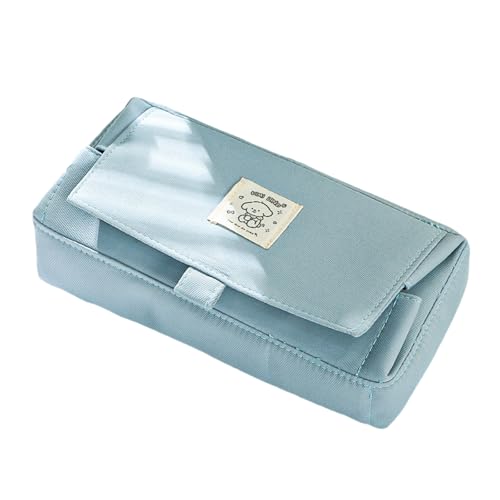 Big Capacity Pencil Case Desktop Stifthalter Leinwand Tasche Mehrzweck Reise Make Up Beutel Für Mädchen Frauen Tragbares Schreibinstrument von RETUOLWAG