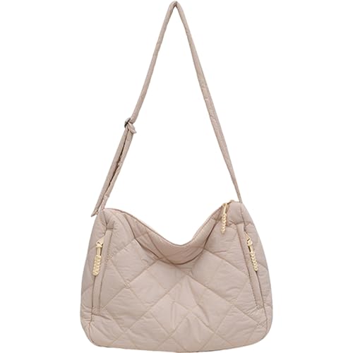 Damen Down Umhängetasche Mode Lingge Crossbody Große Kapazitätsboten School Für Tägliche Reisen Frauen Lingge Schulter Nylon Crossbody Großkapazität Messenger von RETUOLWAG