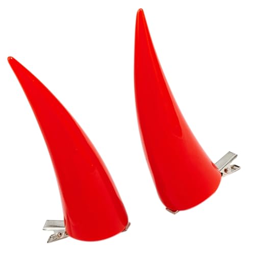 Devil Power Haarspange 2000er Trend Seitenclip Horn Anime Power Halloween Cosplay Haarstyling Foto Requisiten von RETUOLWAG