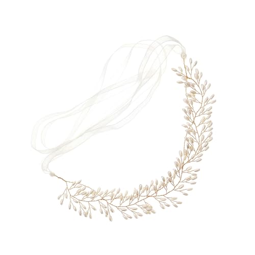 Doppellagige Perlen-Stirnbänder für Hochzeiten, Brautschmuck, Brautjungfern-Kopfschmuck für Damen, elegant und bequem zu tragen Doppellagige Perlen-Stirnbänder für Hochzeiten, Brautschmuck, Brautjungfern-Kopfschmuck für Damen, elegant und bequem zu tragen von RETUOLWAG