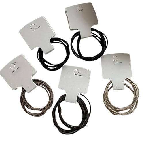 Haargummis, verschiedene Farben, einfaches Haarstyling, einfaches Haargummi, Kostüm, Haargummis von RETUOLWAG