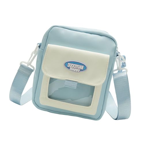 Kontrastfarbe Crossbody Bag Clear Itabag Japanische Styles Umhängetasche Messenger Kleines Telefon Für Pin Display von RETUOLWAG