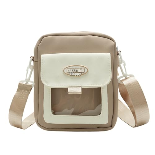 Kontrastfarbe Crossbody Bag Clear Itabag Japanische Styles Umhängetasche Messenger Kleines Telefon Für Pin Display von RETUOLWAG