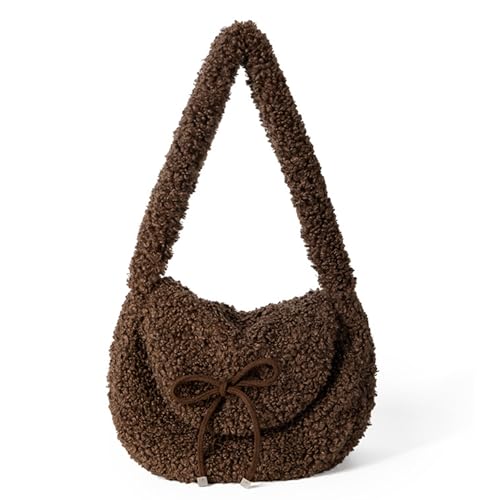 Korean Styles Umhängetasche Autumn Winter Unterarm Plüsch Achsel von RETUOLWAG