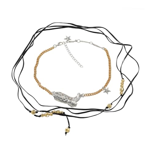 Layered Cowboy Boot Pendell Halskette Stylish Western Mit Kompliziertem Cowboy Boot Detail Für Modeliebhaber Multi Layer von RETUOLWAG