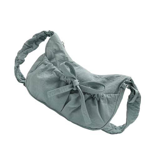 Mode Nylon Carryall Mit Einzigartigen Schmetterlingsbögen Crossbody Geldbörse Handtasche Verstellbare Schultergurt Schmetterlingsbögen Umhängetasche von RETUOLWAG