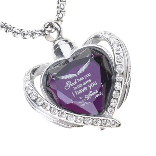 PET Memorial Ashes Halskette Edelstahl Textur Mit Offenbaren Designs Ketten Halskette Geeignet Für Einfache Lagerung ASHES ASSELSCHLAGE JUDER von RETUOLWAG