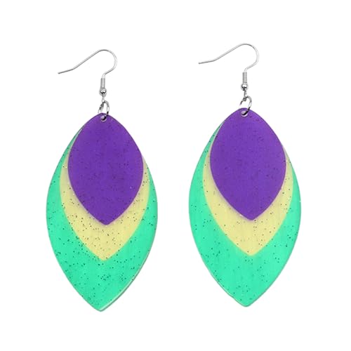 Quasten Ohrring Drop Dangle Ohrringe Für Karnevalsparty Kronenmaske Wasserdropfen Anhänger Ohrschmuck Statement Dangle Ohrringe Für Frauen von RETUOLWAG