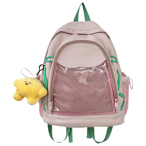 RETUOLWAG Clear School Tasche Für Frauen PVC Rucksack Große Kapazitätsbuchbeutel Casual Daypack Geeignet Für Die Schule Und Den Täglichen Gebrauch Jungen Girls Rucksack von RETUOLWAG