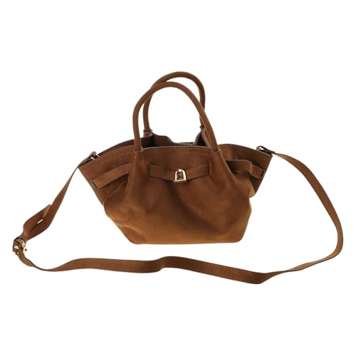 RETUOLWAG Damen 2024 Lederumhängetasche Kleine Knödel Designs Mode Handtasche Freizeit Satchel Geldbörse Crossbody Everyday Casual von RETUOLWAG