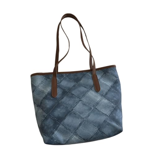 RETUOLWAG Elegante Streifenjeans Handtasche Freizeit Taschen Taschen Geräumige Einzelumhängentasche Für Die Arbeit Und Schulhandtasche In Der Schule von RETUOLWAG