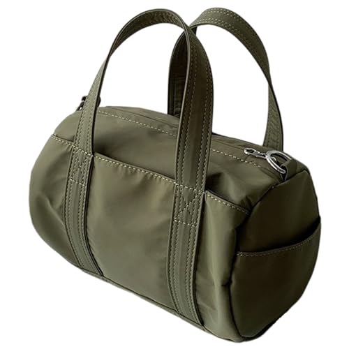 RETUOLWAG Frauen Schulter Crossbody Tasche Einfacher Nylon Eimer Mode Top Handtasche Korean Messenger Für Tägliche Verwendung Frauen Koreanischer Stil Schulter Mode Bucket Handtasche Nylon von RETUOLWAG