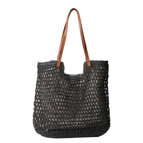 RETUOLWAG Frauen Stroh Bag Mode Strandtasche Große Kapazität Handtasche Geldbörse Hohls Aus Schulter Mädchen Weben Urlaub Frauen Strohhandtasche Strand Große Kapazität Handgemachte Schulter RETUOLWAG Frauen Stroh Bag Mode Strandtasche Große Kapazität Handtasche Geldbörse Hohls Aus Schulter Mädchen Weben Urlaub Frauen Strohhandtasche Strand Große Kapazität Handgemachte Schulter von RETUOLWAG