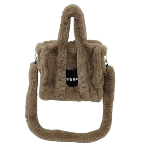 RETUOLWAG Große Kapazität Crossbody Bag Für Frauen Plüsch Schulter Winter Handtaschen Und Geldbörsen Weiblicher Messenger Frauen Plüsch Schulter Winter Crossbody Süße Handtaschen Messenger von RETUOLWAG