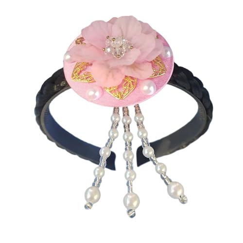 RETUOLWAG Komfortable Koreanische Stile Muschelblume Kopfbedeckungen Designs Tragbar Für Kulturelle Feierlichkeiten Von Kindern Stilvolle Outfits Kulturelle Kopfbedeckung von RETUOLWAG