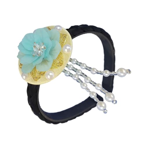 RETUOLWAG Komfortable Koreanische Stile Muschelblume Kopfbedeckungen Designs Tragbar Für Kulturelle Feierlichkeiten Von Kindern Stilvolle Outfits Kulturelle Kopfbedeckung von RETUOLWAG