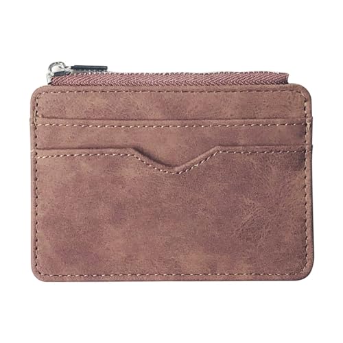 RETUOLWAG Matte Leder Brieftasche Für Frauen Mann Münzbeutel Kurz Geldbeutel Reißveränder von RETUOLWAG