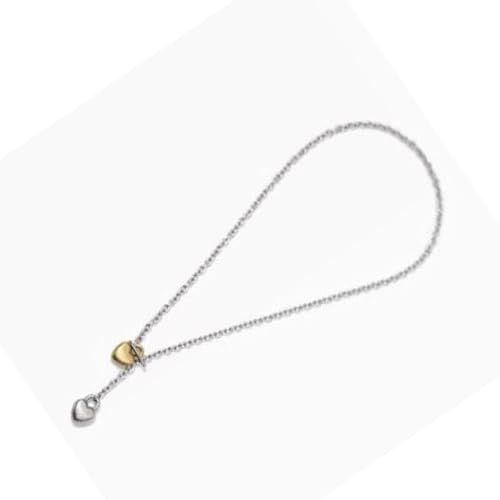 RETUOLWAG Mode Doppelte Herz Anhänger Halskette Ot Schnalle Pullover Kette Verstellbares Längen Halshain Accessoire Für Tägliche Verschleiß Ot Verschluss Schmuck RETUOLWAG Mode Doppelte Herz Anhänger Halskette Ot Schnalle Pullover Kette Verstellbares Längen Halshain Accessoire Für Tägliche Verschleiß Ot Verschluss Schmuck von RETUOLWAG