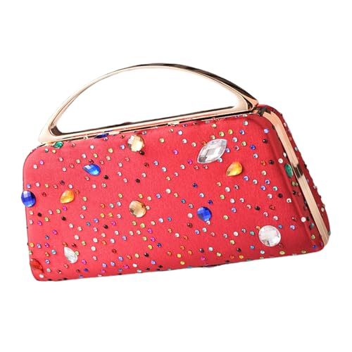 RETUOLWAG Mode Strasssteine Handtasche Damen Glitzernde Umhängetasche Für Eine Besondere Evening Tasche Bankette Und Proms Gala Accessoire Frauen von RETUOLWAG