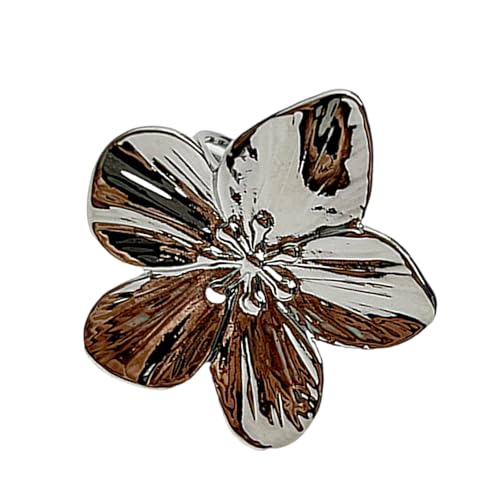 RETUOLWAG Modische Blumen Offene Ringe Mit Nachahmungsperlen Und Funkelnden Stein Für Stilvolle Outfits Trendy Women Ladies Moderinge von RETUOLWAG