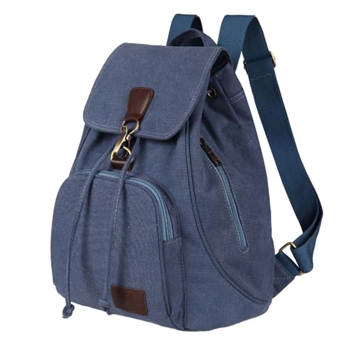 RETUOLWAG Multi Funktionaler Frauen Rucksack Großer Kapazitätsdaypack Buchbeutel Für Schuleinkäufe Und Outdoor Aktivitäten Canvas School Rucksack von RETUOLWAG