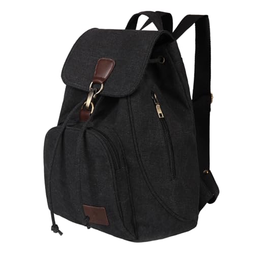 RETUOLWAG Multi Funktionaler Frauen Rucksack Großer Kapazitätsdaypack Buchbeutel Für Schuleinkäufe Und Outdoor Aktivitäten Canvas School Rucksack von RETUOLWAG