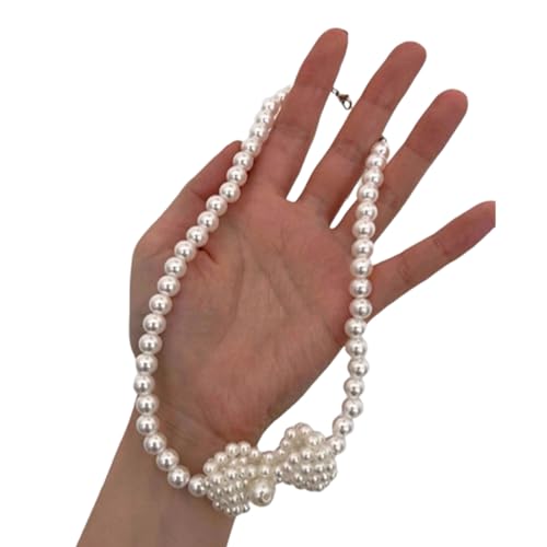 RETUOLWAG Schlichte Halskette, kurze Halskette, modisches Halsband, Schlüsselbeinkette, Perlen, Choker-Halskette, Statement-Schmuck RETUOLWAG Schlichte Halskette, kurze Halskette, modisches Halsband, Schlüsselbeinkette, Perlen, Choker-Halskette, Statement-Schmuck von RETUOLWAG