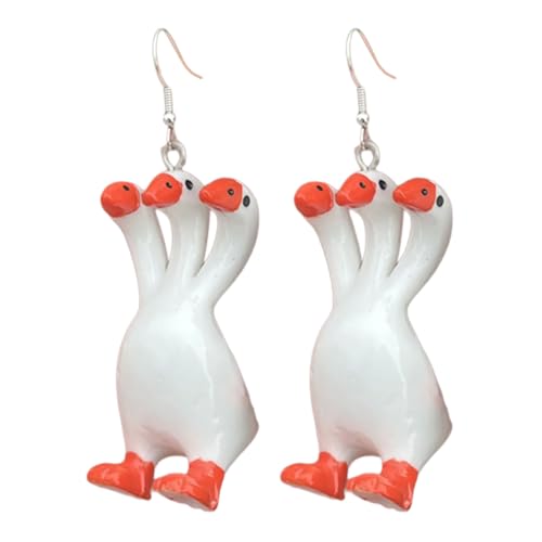 RETUOLWAG Stilvolle Drop Ohrringe Dangle Ohrringgänse Mit Drei Köpfen Form Keychain Halskette Perfekt Für Tägliche Partys Datteln Einzigartige Gänse Anhänger Ohrringe RETUOLWAG Stilvolle Drop Ohrringe Dangle Ohrringgänse Mit Drei Köpfen Form Keychain Halskette Perfekt Für Tägliche Partys Datteln Einzigartige Gänse Anhänger Ohrringe von RETUOLWAG
