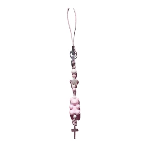 RETUOLWAG Stylish Heart Phone Lanyard Handy Anhänger Für Verschiedene Anlässe Süße Mobilfunkkette Für Frauen Und Mädchen Accessoire Frauen Und Mädchen von RETUOLWAG