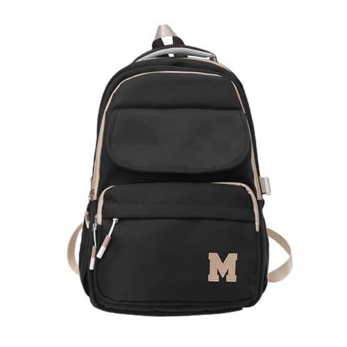 RETUOLWAG Teenager School Rucksack Japanischer Großer Kapazität Daypack Mehrere Taschen Schultasche Für Jungen Und Mädchen Laptop Fächer Rucksack von RETUOLWAG