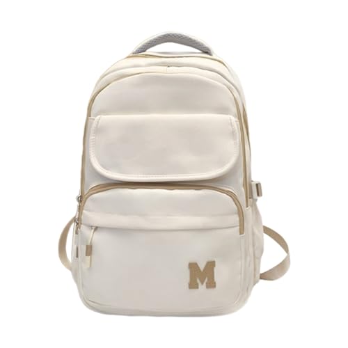 RETUOLWAG Teenager School Rucksack Japanischer Großer Kapazität Daypack Mehrere Taschen Schultasche Für Jungen Und Mädchen Laptop Fächer Rucksack von RETUOLWAG